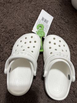 White Toddler Crocs