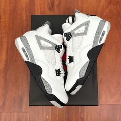 JORDAN RETRO 4  WHITE CEMENT 2025