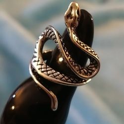 Vintage Gothic Style COBRA SNAKE Ring