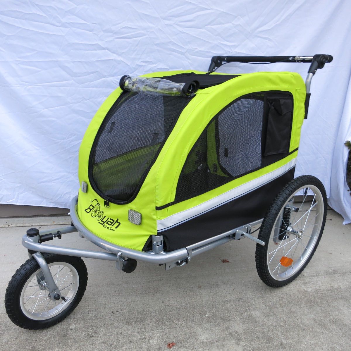 New Booyah’s large pet dog stroller and Bike Trailer. Price Is Firm.