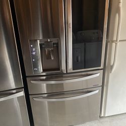 Lg Insta View Four Doors Stainless Steel Refrigerator 