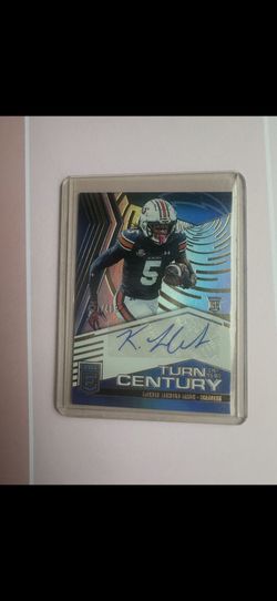 2025 Panini Elite KeAndre Lambert-Smith Turn of The Century Auto /499