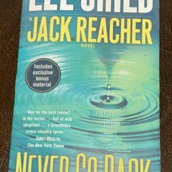 Jack Reacher (Never Go Back) By Lee Child NY Times #1 Bestselling Author 