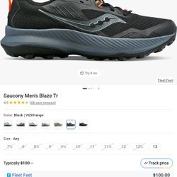 Saucony Trail Blaze Running Shoes 