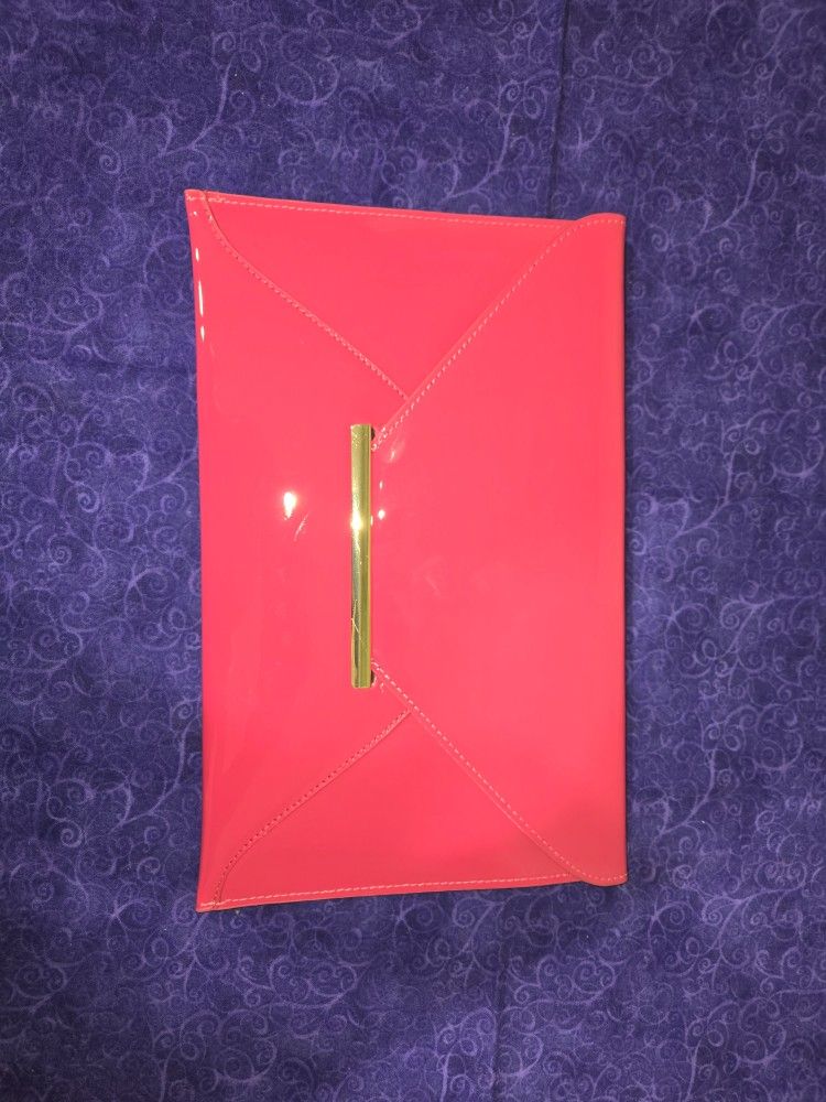 Barbie Pink Clutch - Faux leather