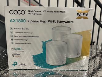 TP-Link - Deco Next-Gen AX1800 Whole Home Mesh Wi-Fi System (3-Pack) - White