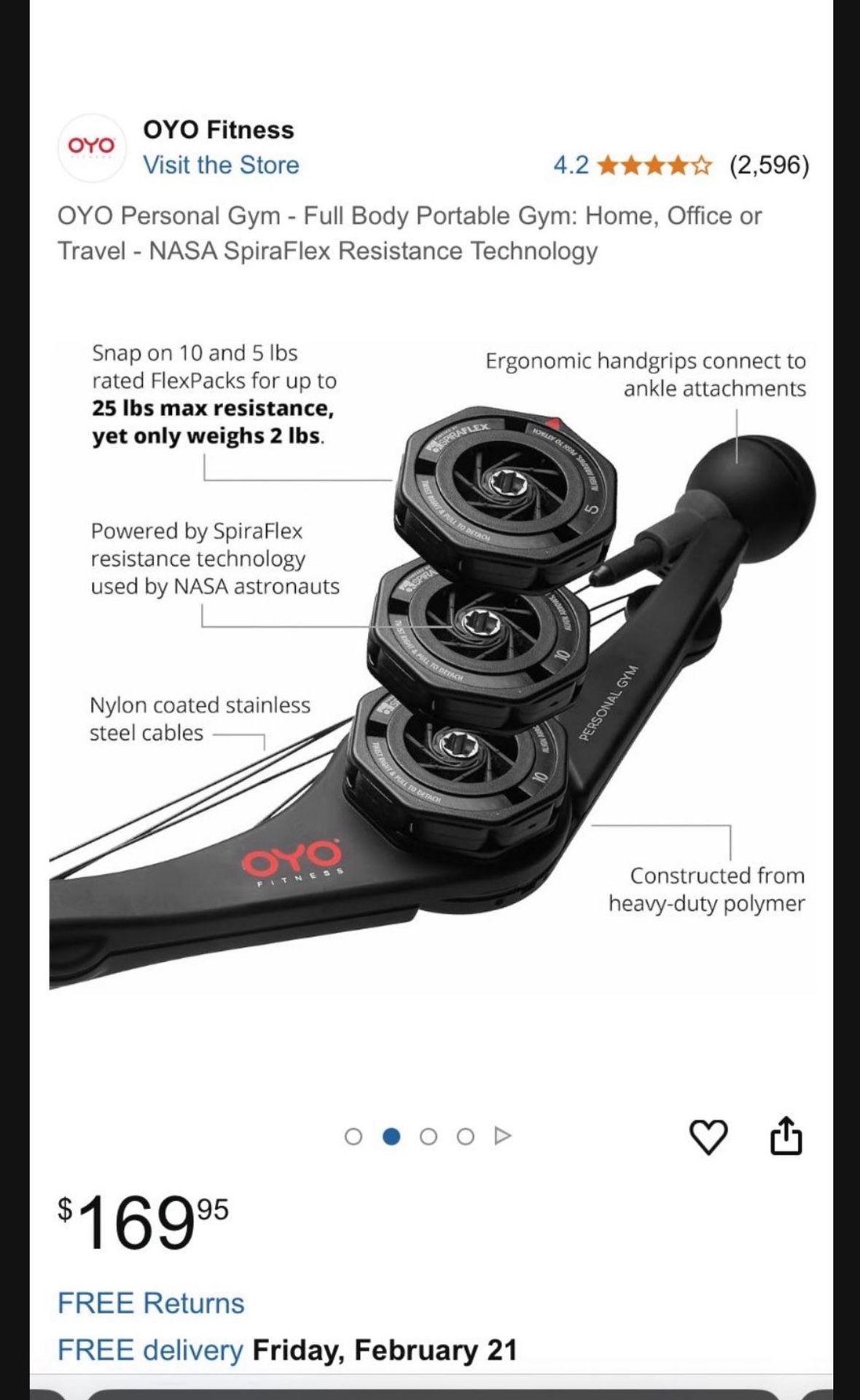 OYO PERSONAL GYM- No Weights Needed