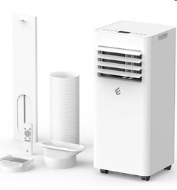 10,000 BTU Portable Air Conditioner, 3-in-1 AC Unit for 450 Sq.Ft Rooms With Cooling, Dehumidification & Fan Modes, Includes Remote Control, 24H Timer