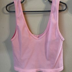 Baby Pink Crop Top