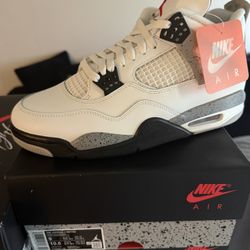 Nike Air Jordan Retro 4 White Cement 