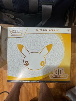 New 30th celebration elite trainer box Pokémon