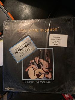 Ronnie McDowell tribute to Elvis vinyl record
