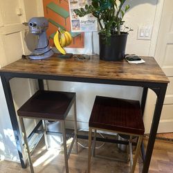 Bar Height Table And stools