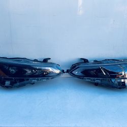 2023-2025 NISSAN ALTIMA LEFT AND RIGHT SIDE HEADLIGHT FULL LED OEM BLACK