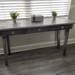 Gray Console Table 