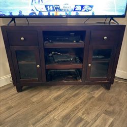 Wood Tv stand / media console