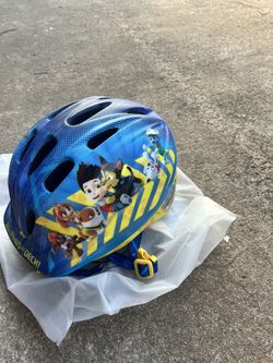 Paw Patrol Kids Helmet In Bag