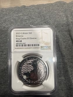 2023 G Britain King Charles MS68 NGC
