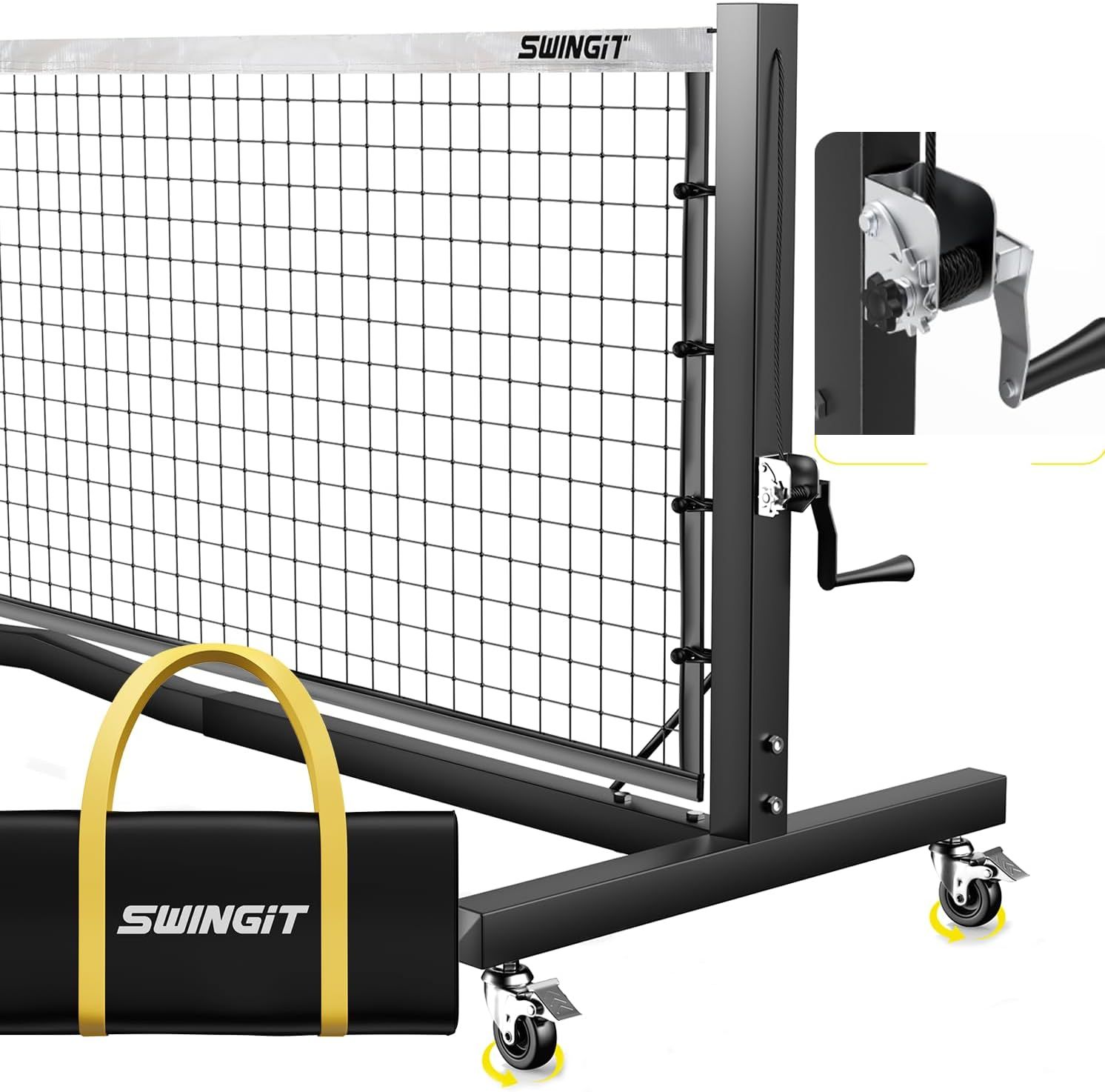 Portable Pickleball Net System (Regulation Size)