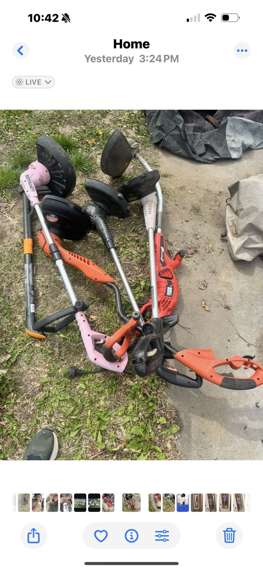 Weed eaters, Trimmer, Blowers And Edgers All $20 Each