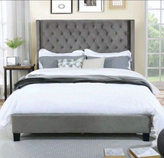 Queen Bed Frame With Mattress