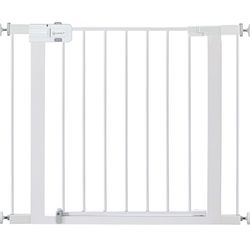 Safety 1st Easy Install Walk Thru Baby Gate for Doorways, Gate With Door, Dog Gates, Fits 29"-38", Easy Install 28" Tall, White