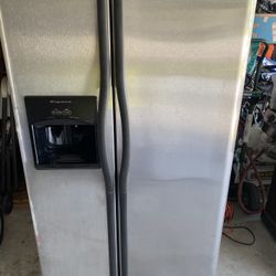 Frigidaire Black And Stainless Steel  Refridgerator For Sale