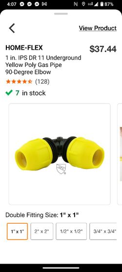 90degree Poly Gas Pipe Elbow