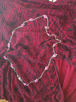 Silver tone chain