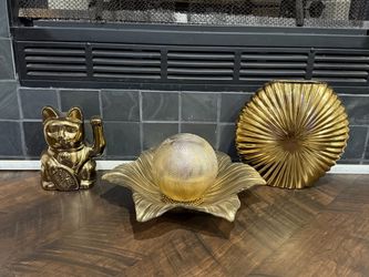Gold Decorative Home Decor Set of 3
