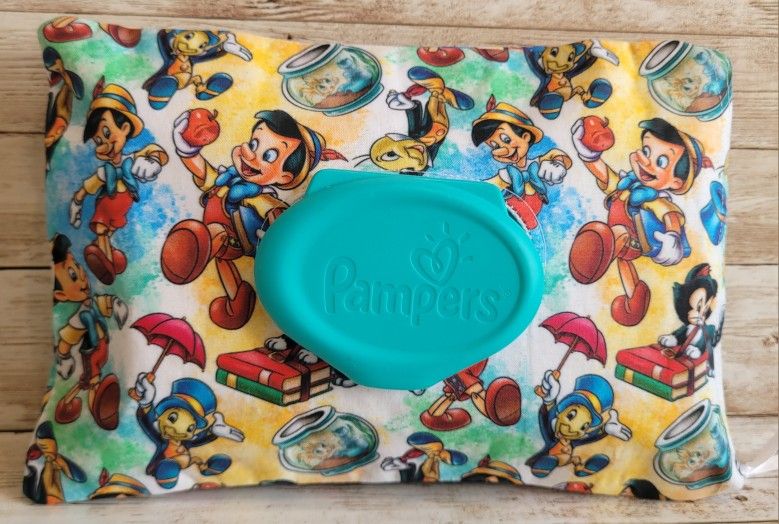 Pinocchio Pampers Wipes Cover