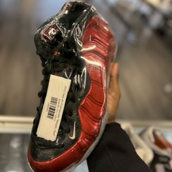 Nike Foamposite Metallic Red 