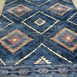 Southwestern Pattern 8x10 Washable Area Rug 