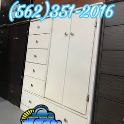 White Closet Ropero Armoire Nuevo New Dresser Mueble 