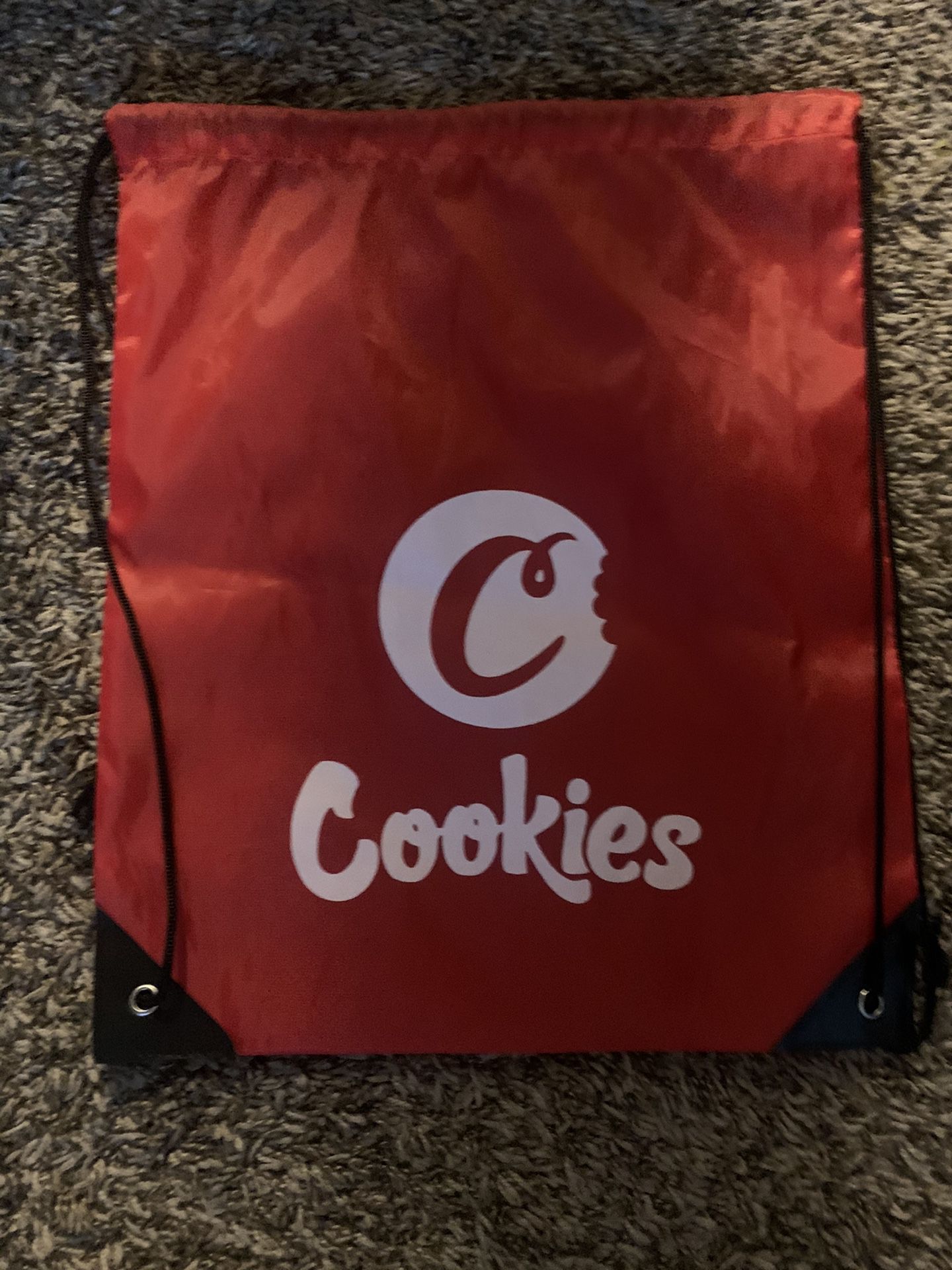 Cookies drawstring bag.