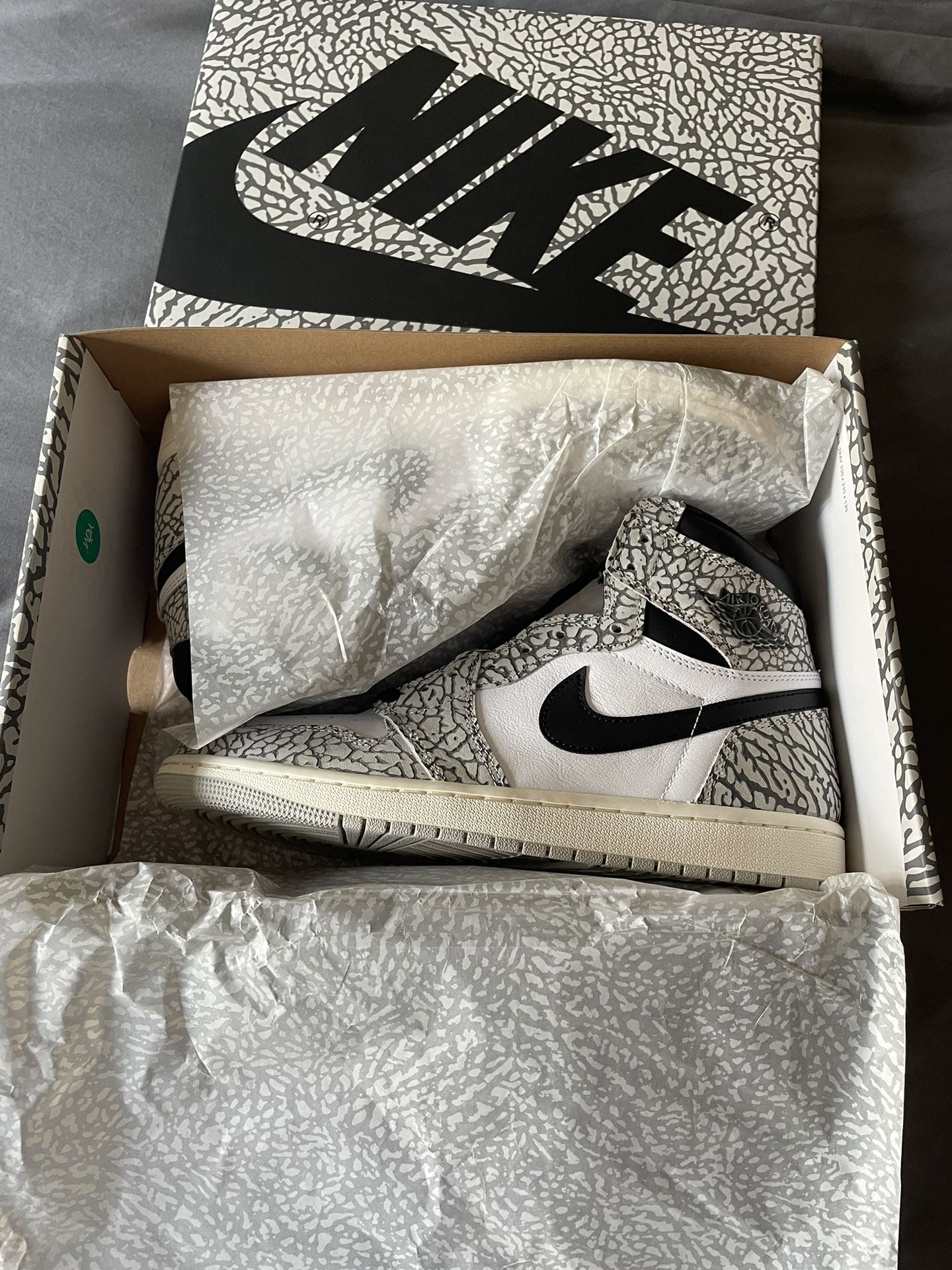 BRAND NEW Jordan 1 Retro High Og White Cement