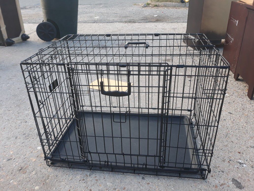 A small dog cage