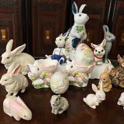 Vintage Bunny Collection – 17 Pieces (Japan & USA Mix)
