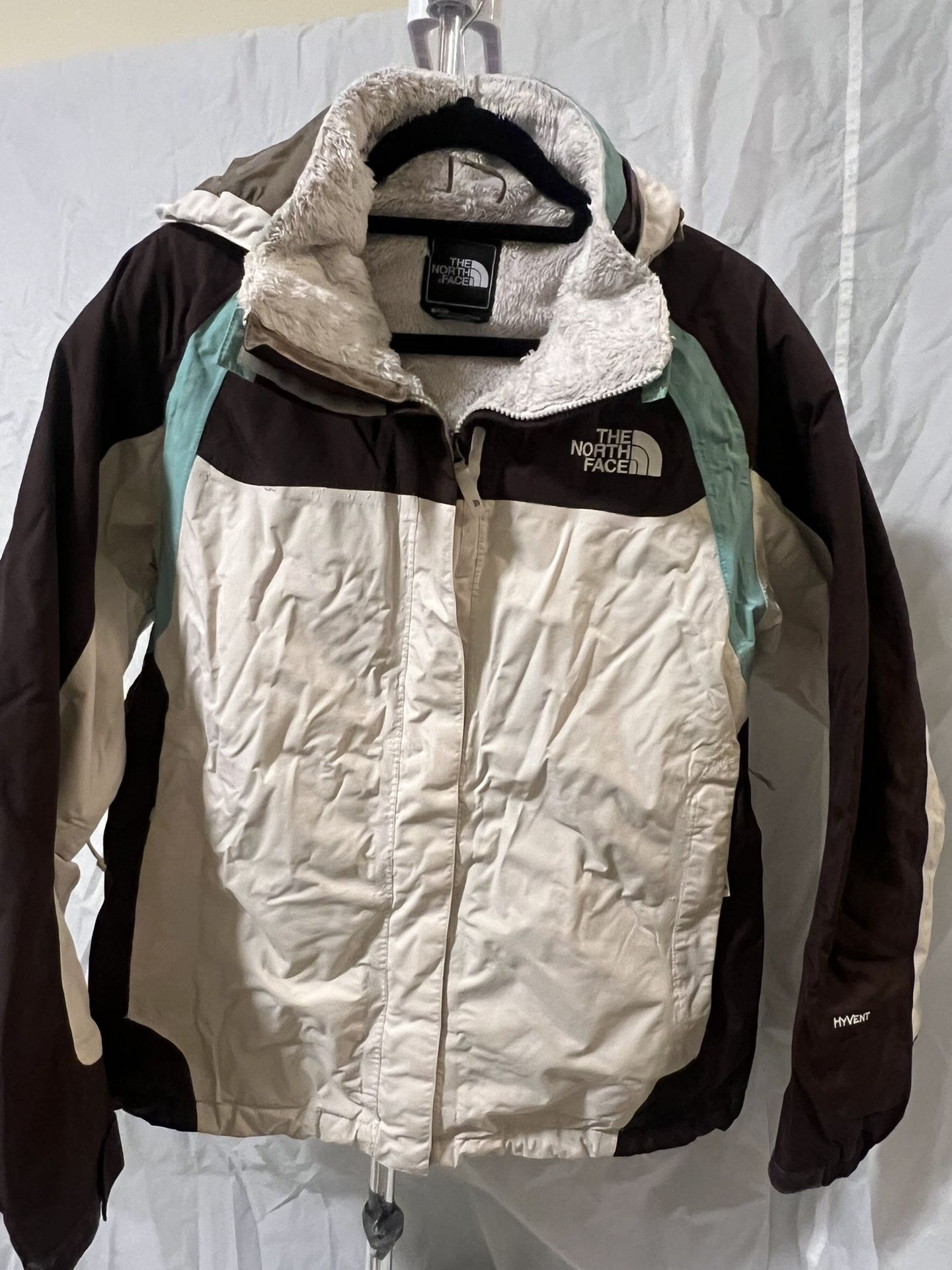 North Face Women’s Jacket - Off-white/brown