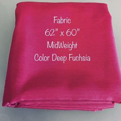 Fuchsia Fabric 62” x 60” #071915-8 