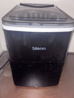 WiFi Silonn Ice Maker Countertop, 9 cubes ready in 6 mins ($30)