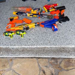 Big Pile Of Nerf Guns