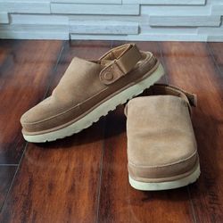 UGG Goldenstar Clogs Chestnut Suede Slip-On Size 9 (UK 7 / EU 40)
