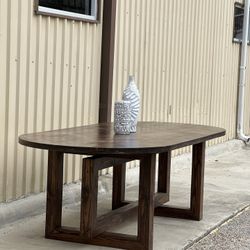 Custom Dining Table Farmhouse Country French Modern Rustic Solid Wood Set Restoration Hardware Insp Bench Hand Built Round Oval Counter Breakfast  