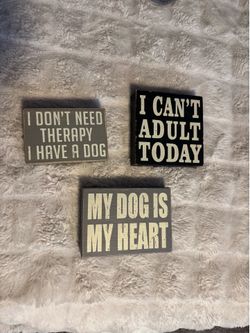 Wooden signs