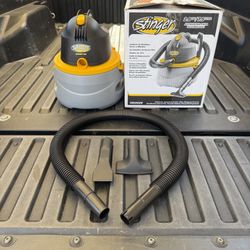 NEW Stinger 2 Gal. 2.5 Peak HP Shop Vacuum Wet Dry Vac w/Filter Bag, Hose & Attachments