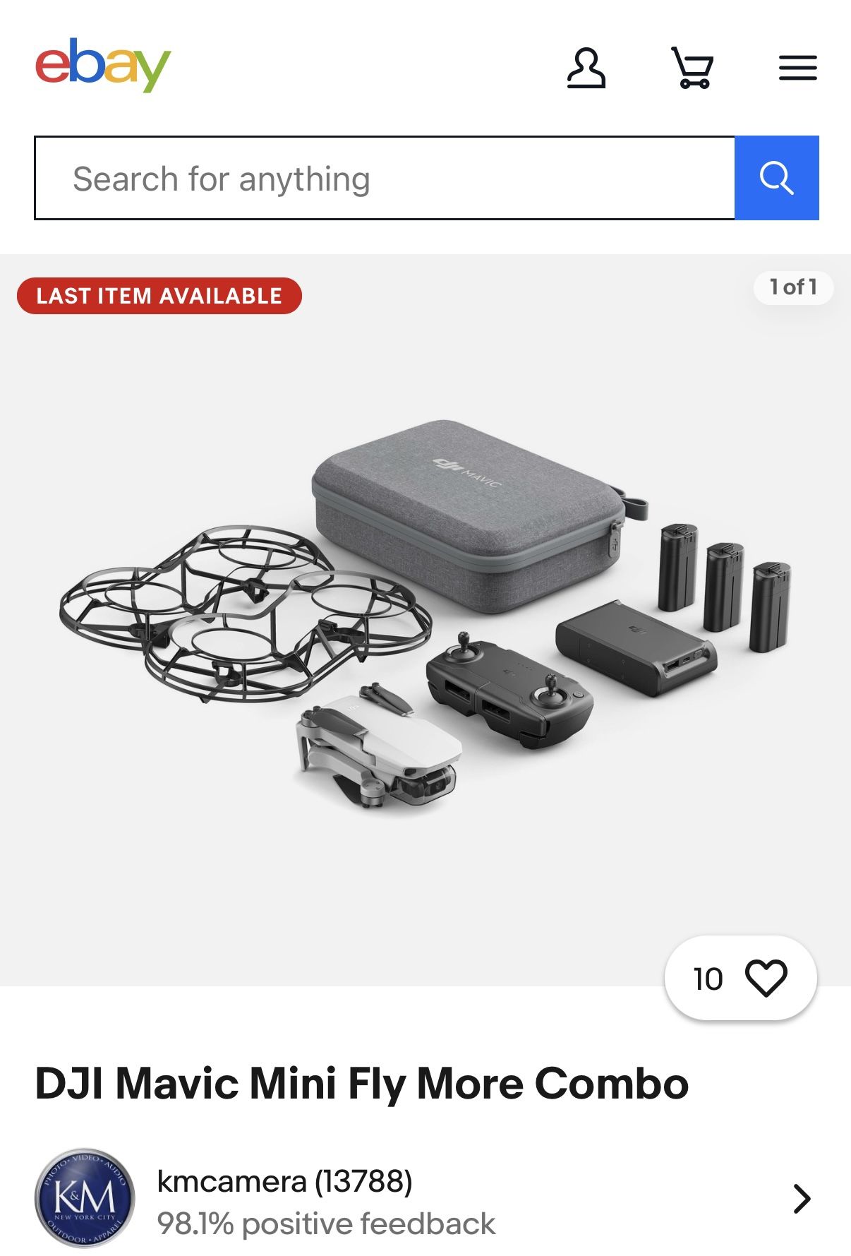 DJI Mavic Mini Fly More combo