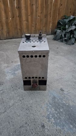 Vintage Metal Steam Generator Unit