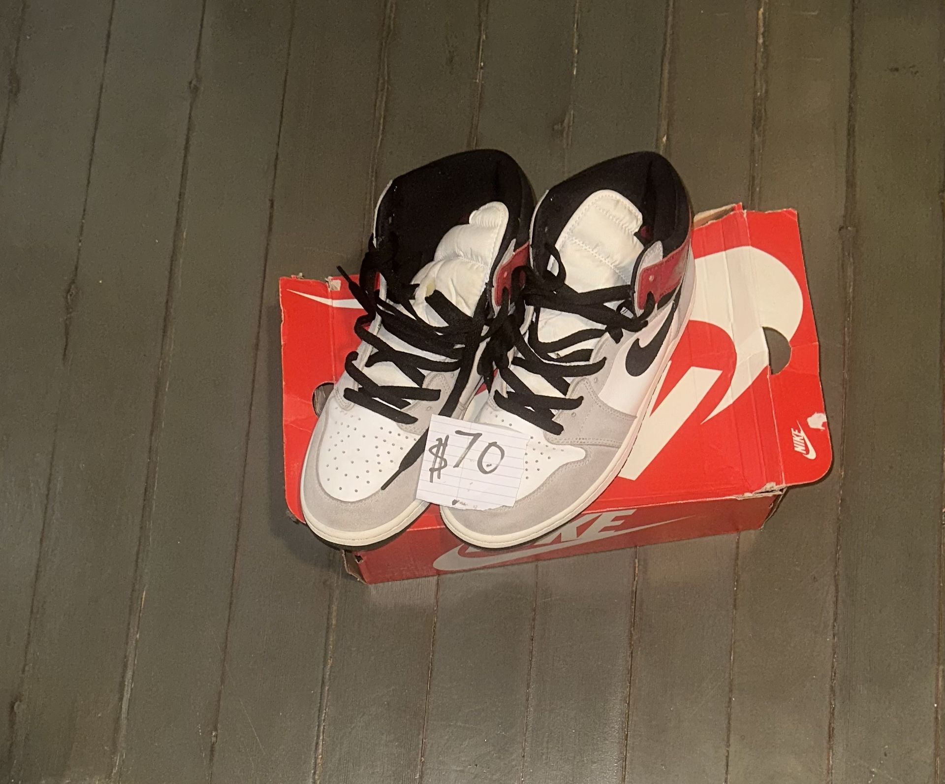 Jordan High 1 Og Smoke Grey Size 10
