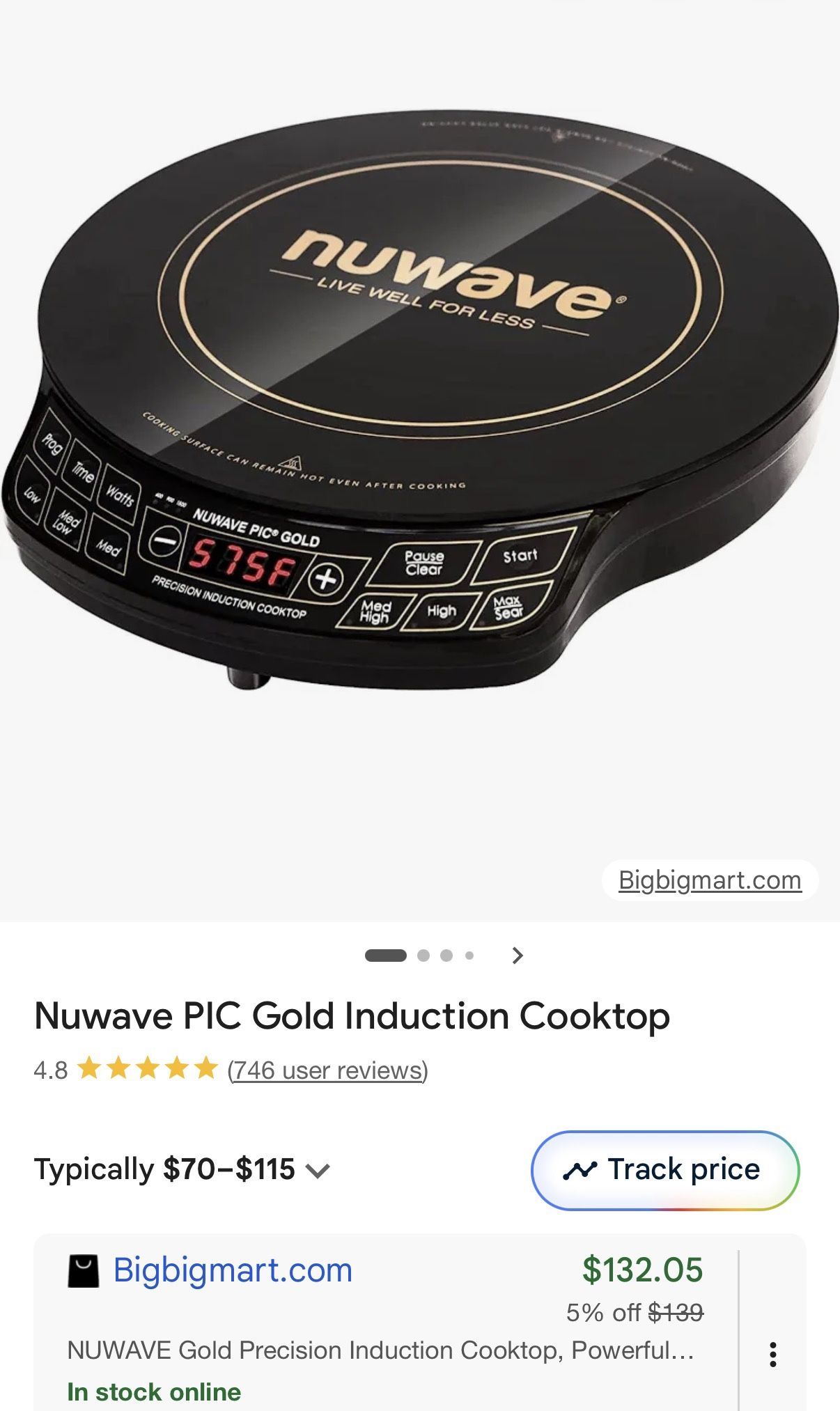 Nuwave Cooktop